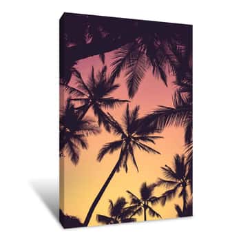 Image of Tropical Palms Canvas Print
