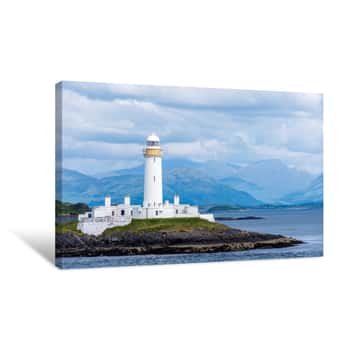 Image of Eilean Musdile Lighthouse Canvas Print