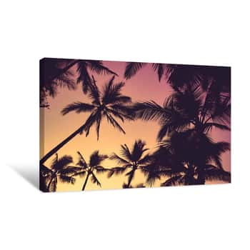 Image of Warm Palms Canvas Print