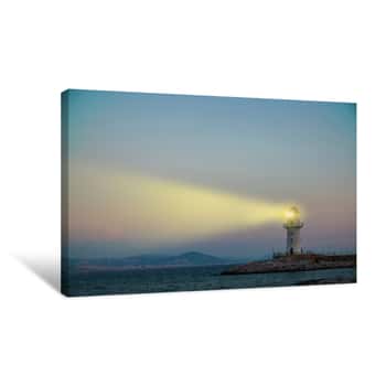 Image of View Light Of Lighthouse Canvas Print
