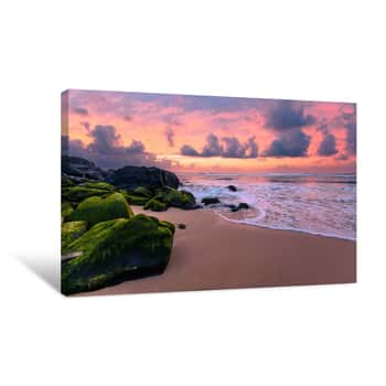Image of Maui Pink Sunset Canvas Print