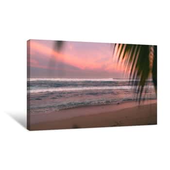 Image of Maui Waves at Sunset Canvas Print