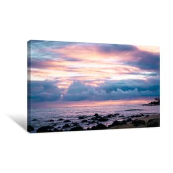 Image of Clouds Over Maui Canvas Print