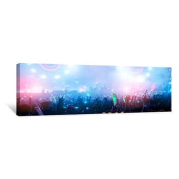Image of Hands in Concerts Canvas Print