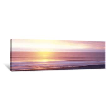 Image of Sunrise Over The Sea, Kauai, Hawaii Islands, USA Canvas Print