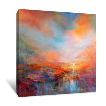 Image of Glowing Evening Light Canvas Print