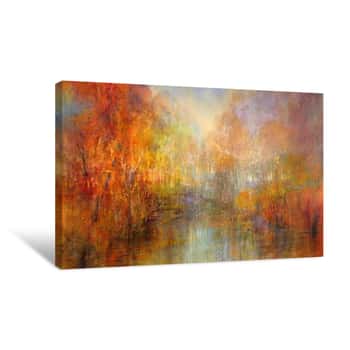 Image of When Golden Leaves Start To Fall Canvas Print