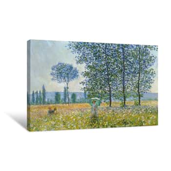 Image of Fields in Spring Canvas Print