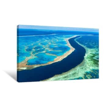 Image of Great Barrier Reef   Australia Canvas Print