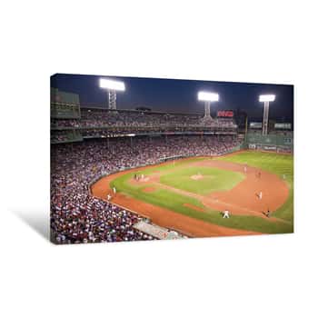 Image of Fenway at Night Canvas Print