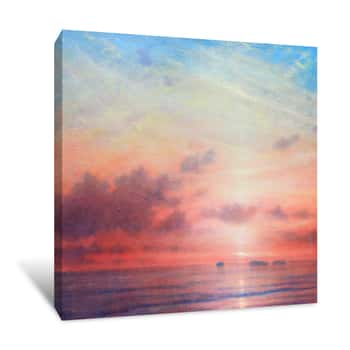 Image of Daybreak on Exuma Canvas Print