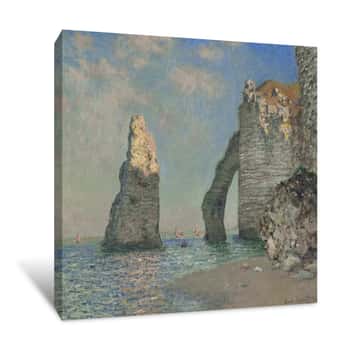 Image of The Cliffs at Etretat Canvas Print