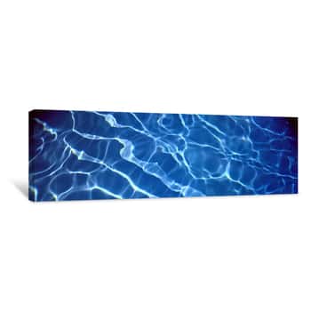Image of Surface Of A Swimming Pool Canvas Print
