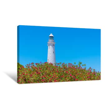 Image of Wadjemup Lighthouse In Center Of Rottnest Island In Australia Canvas Print