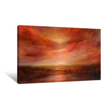 Image of Evening Glow 4 Canvas Print