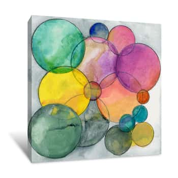 Image of Michelle Oppenheimer Abstract 383 Canvas Print