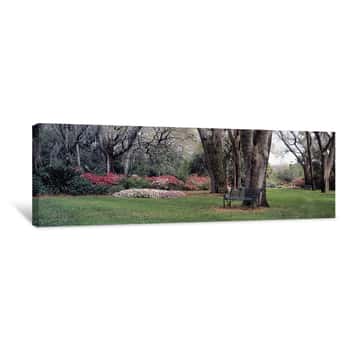 Image of Resting Spot - Bok Tower Gardens - Lake Wales, Florida Canvas Print