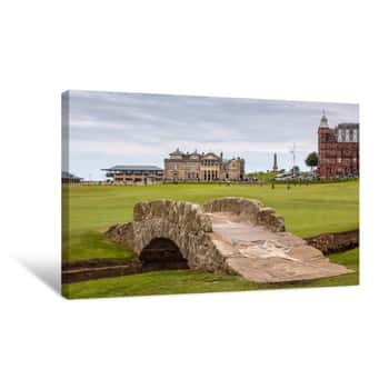 Image of Swilcan Bridge St Andrews Golf Course Canvas Print