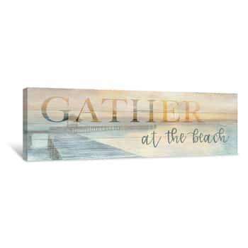 Image of Gather at the Beach Canvas Print