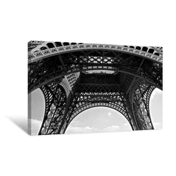 Image of Under Eiffel Canvas Print