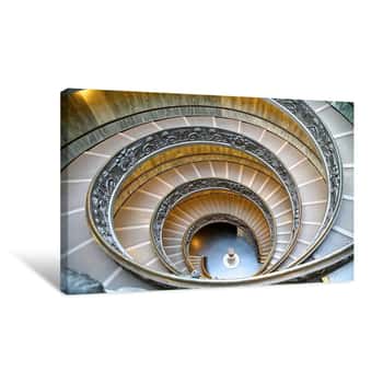 Image of Vatican Staircase Canvas Print