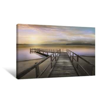 Image of Morning on the Lake Canvas Print