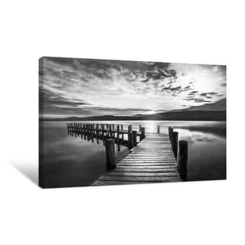 Image of Evening Dock Canvas Print