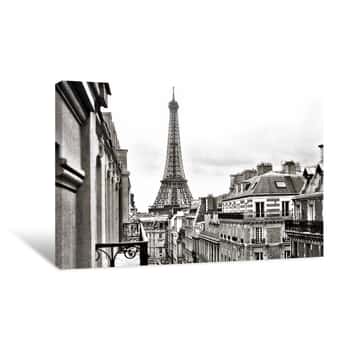 Image of Eiffel View Canvas Print