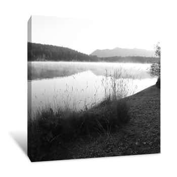 Image of Misty Lake Canvas Print