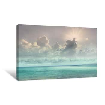 Image of Caribbean Water Canvas Print