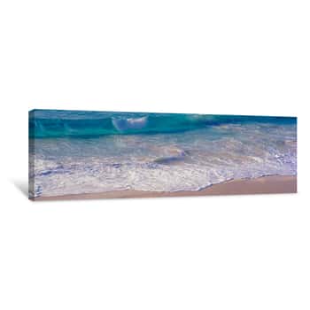 Image of Waves on a Shore Canvas Print