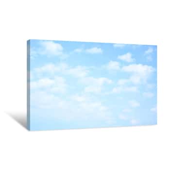 Image of Light Blue Sky Canvas Print