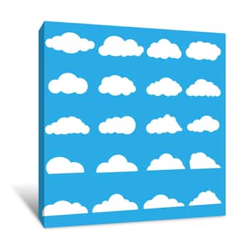 Image of Clouds Collection Canvas Print