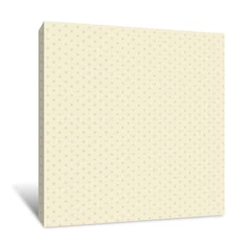 Image of Dotted Fondo Vintage Wallpaper Canvas Print