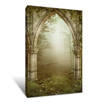 Image of Forest Temple Canvas Print