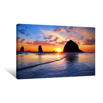 Image of Sunset Beach Canvas Print