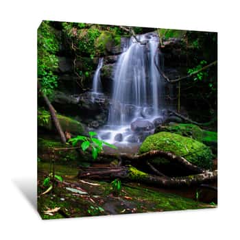 Image of Blue Waterfall Canvas Print