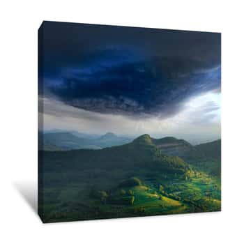 Image of The Mountain Storm Canvas Print