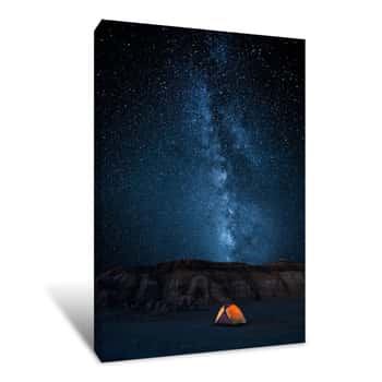 Image of Star Filled Night Sky Canvas Print