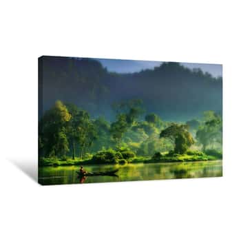 Image of Painting of Nature Canvas Print