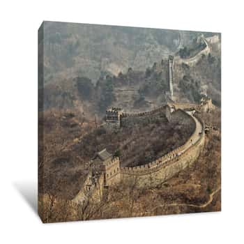 Image of Tranquil Great Wall Of China Canvas Print
