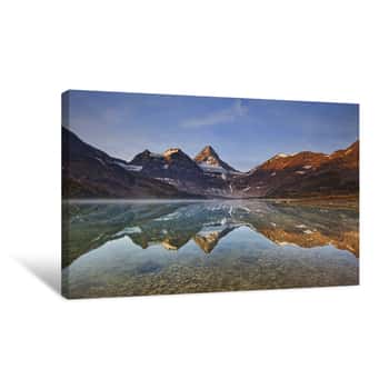 Image of Mountains At Magog Lake Canvas Print