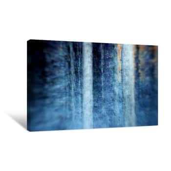Image of The Winter Blue Forest Canvas Print