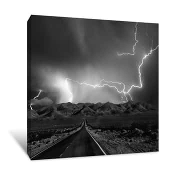 Image of On the Road with the Thunder Gods Canvas Print