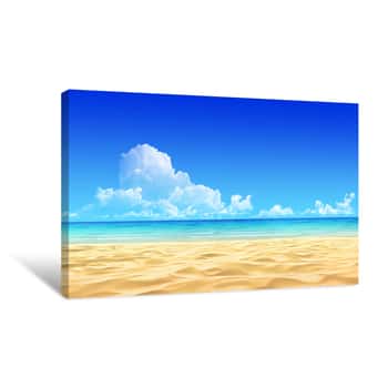 Image of The Beach View Canvas Print