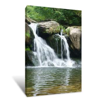 Image of Rock Waterfall Canvas Print