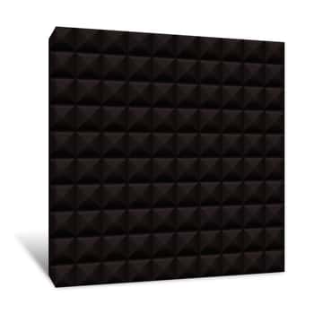 Image of White Cube Soundproof Wallpaper Canvas Print