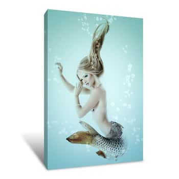 Image of Mermaid Canvas Print