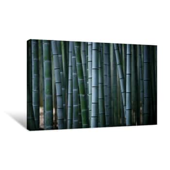 Image of Blue Bamboo Jungle Canvas Print