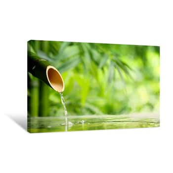 Image of Traditional Asian Fountain Canvas Print
